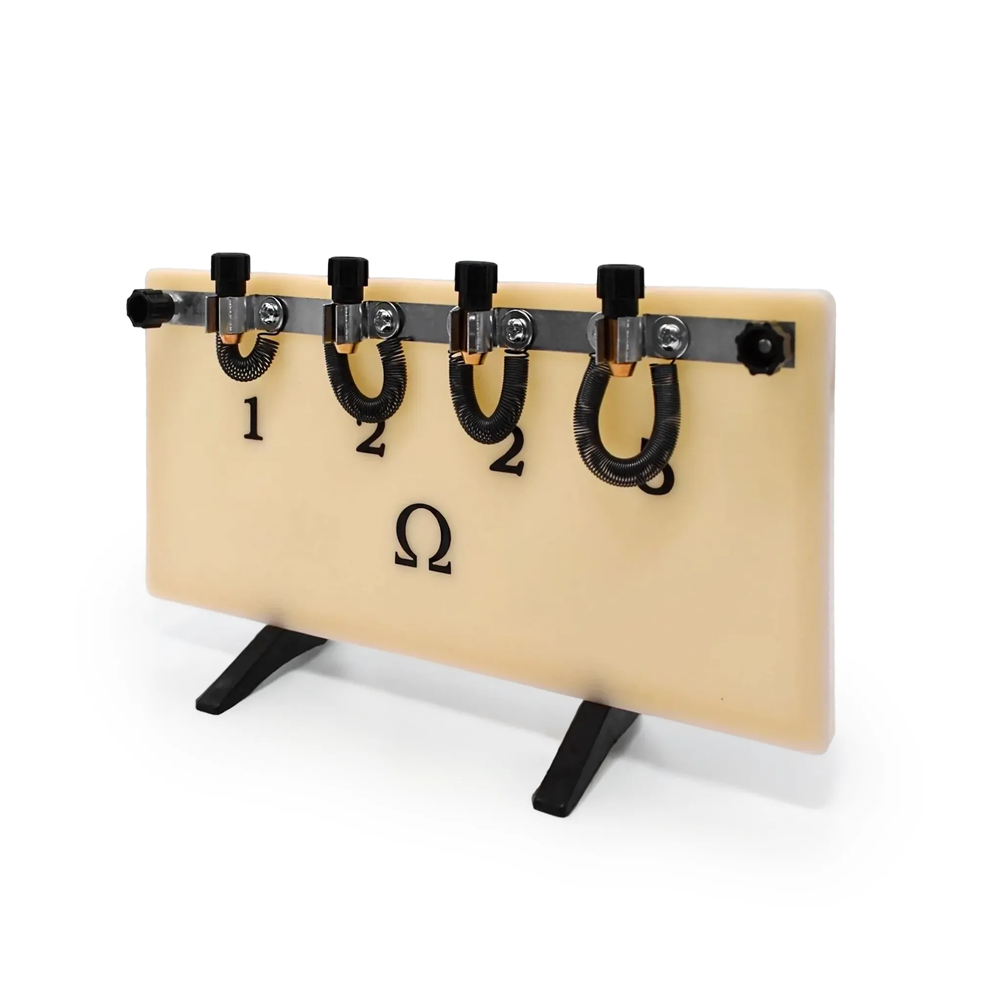 Набор резисторов на панели (магазин сопротивлений)