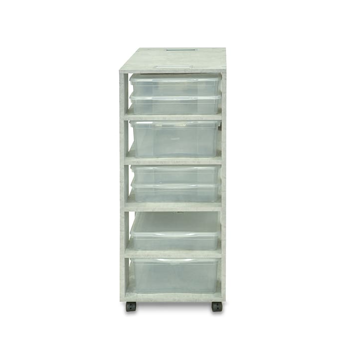 Стойка с полками для хранения наборов в лотках 440х385х1080 мм (лотки в комплект не входят), ЛДСП