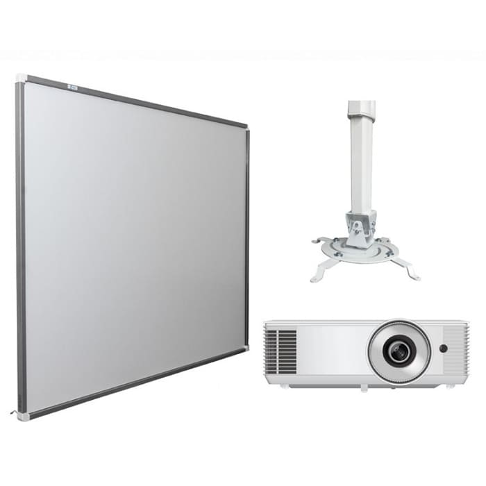 Комплект Exell: интерактивная доска Exell EWB7740 с проектором EXD102STW. Артикул: EWB77EXD102STW