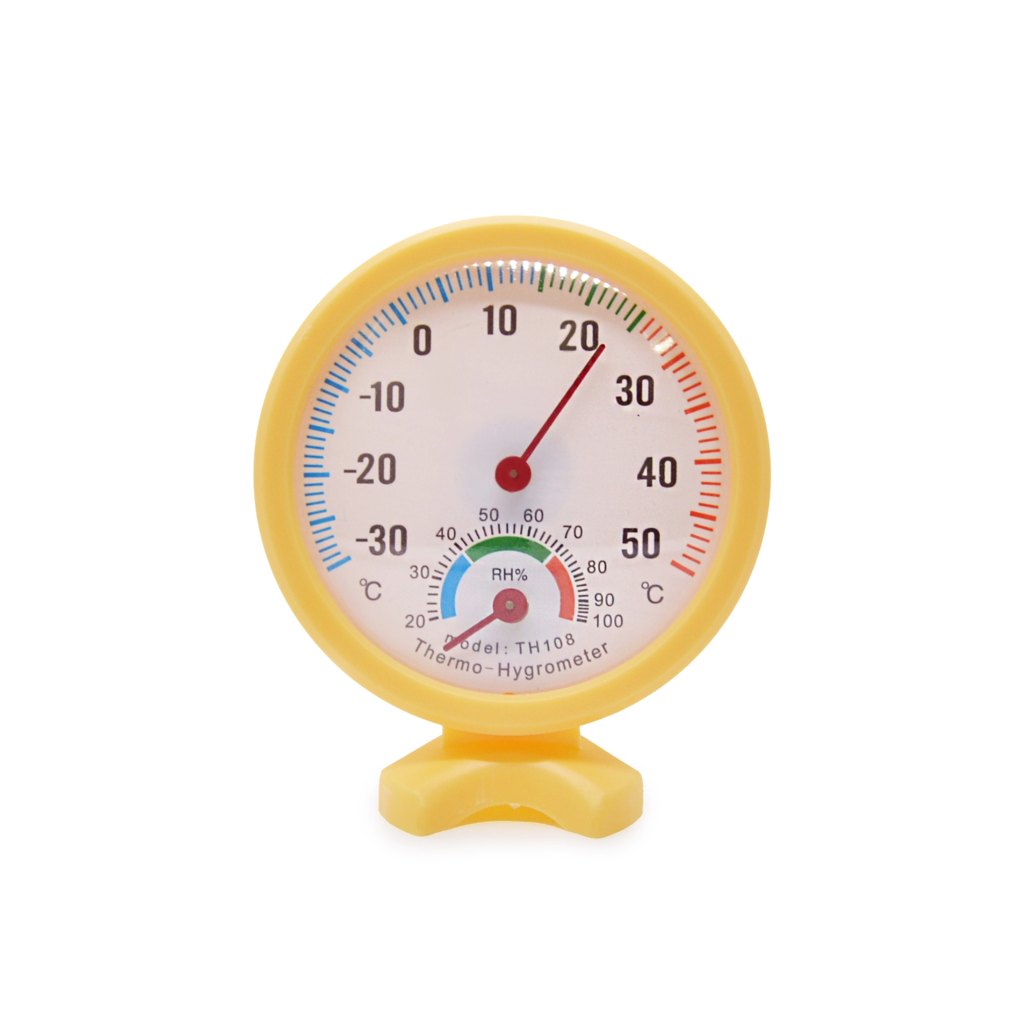 Гигрометр-термометр (цвет жёлтый)