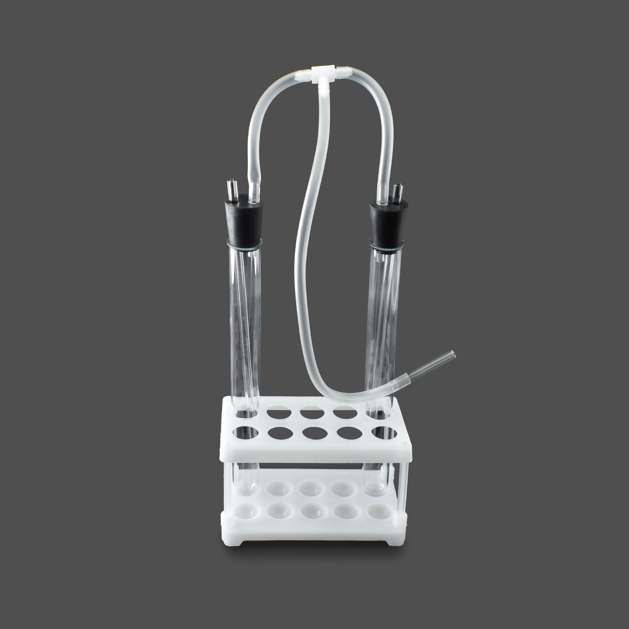 Прибор для сравнения углекислого газа во вдыхаемом и выдыхаемом воздухе