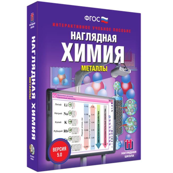 Металлы. Интерактивное учебное пособие (v.5.0) (BOX. Наглядная Химия) 464-0008175599 Металлы. Интерактивное учебное пособие (v.5.0) (BOX. Наглядная Химия) 464-0008175599
