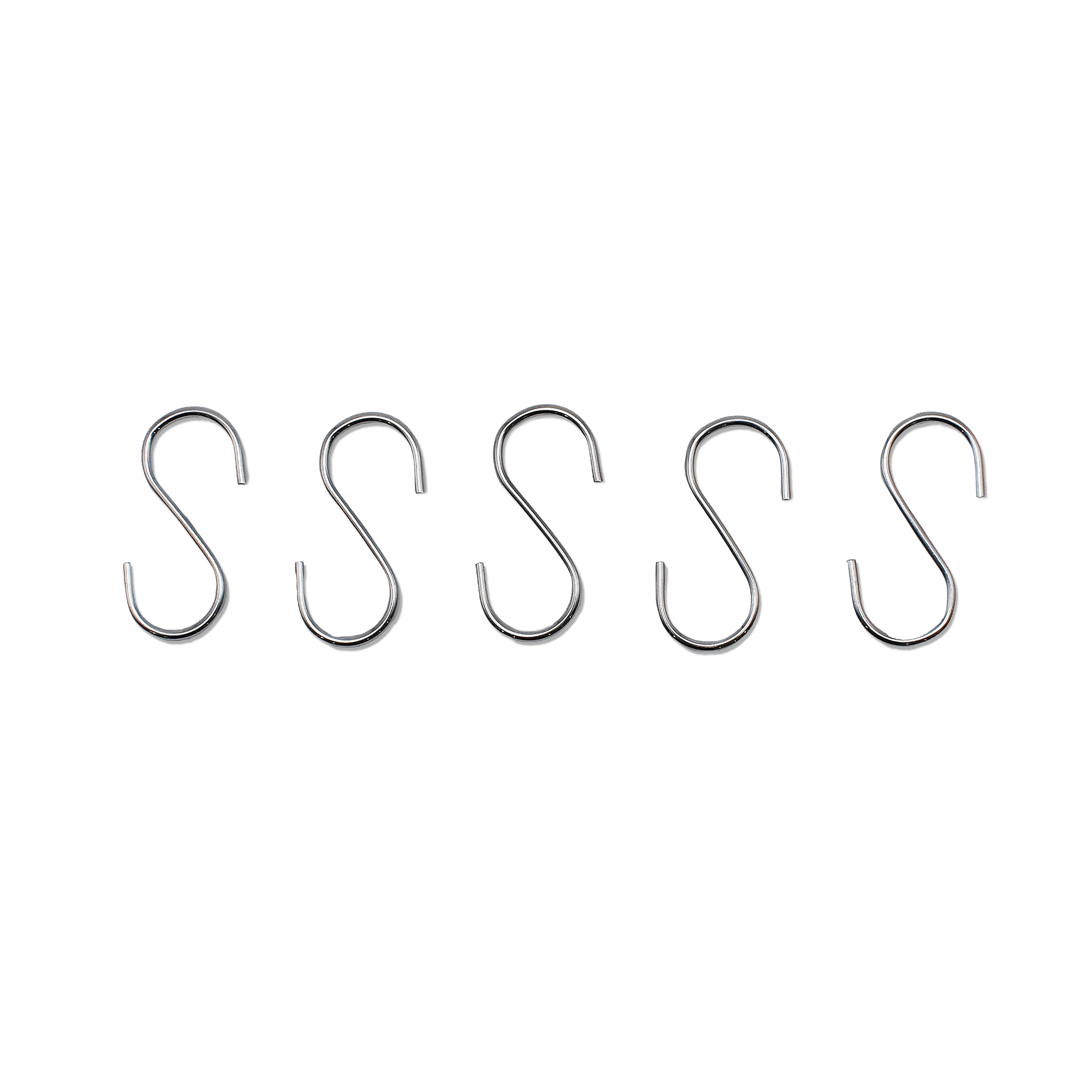 Крючок для рейлинга S-образный (5 шт)