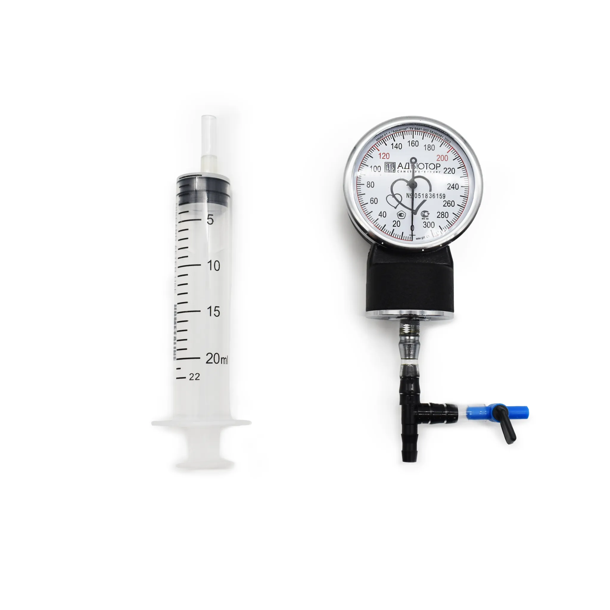 Набор для изучения закона Бойля-Мариотта с манометром