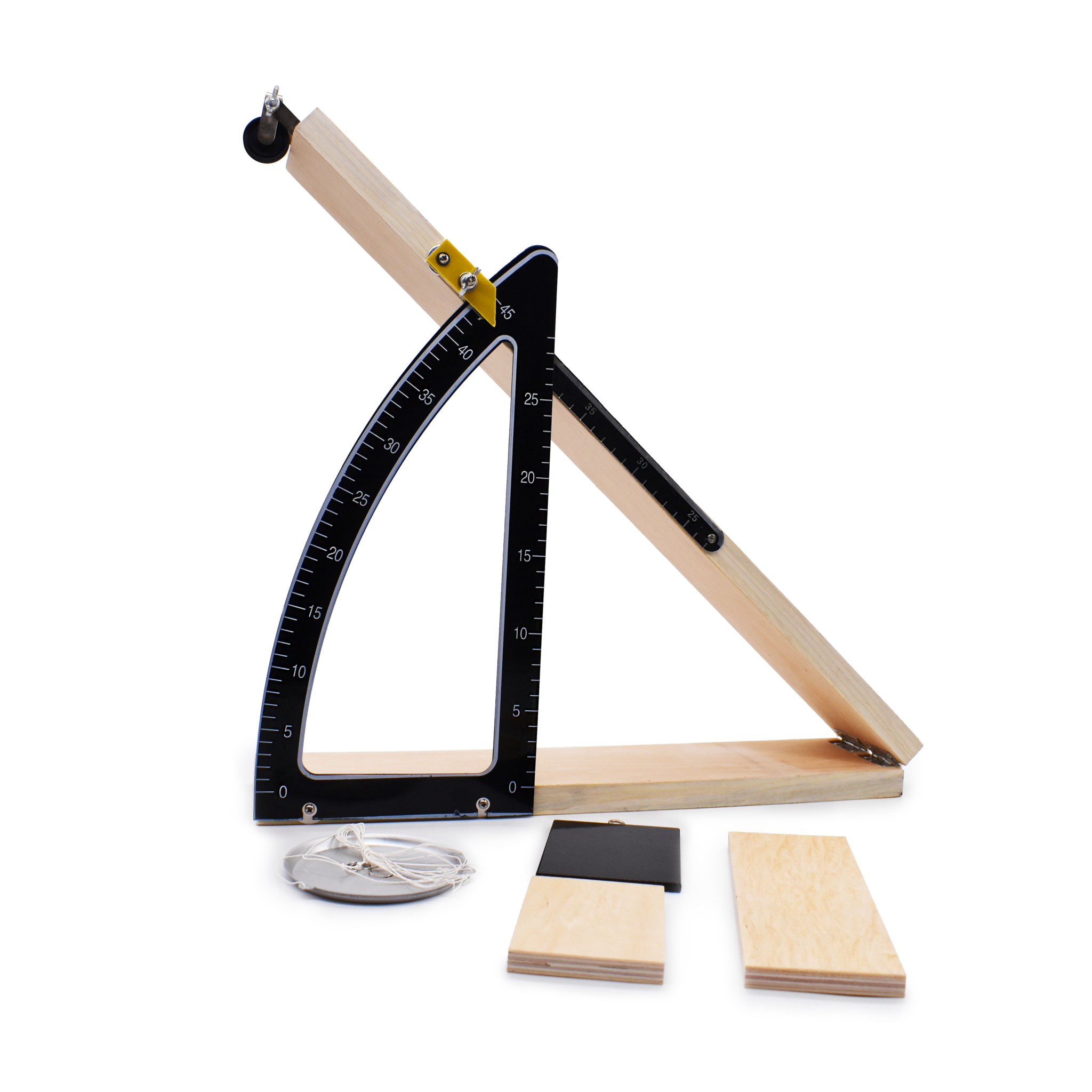 Прибор для изучения наклонной плоскости