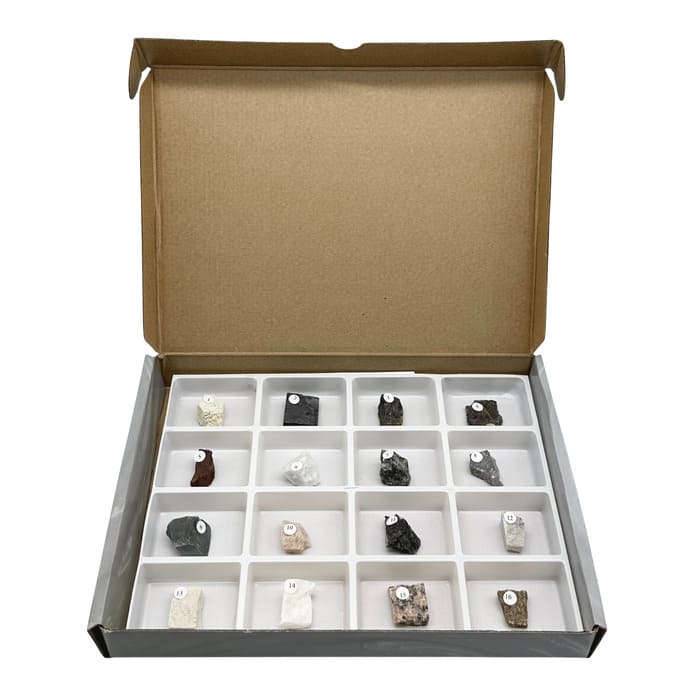 Коллекция Минералы и горные породы (16 видов)