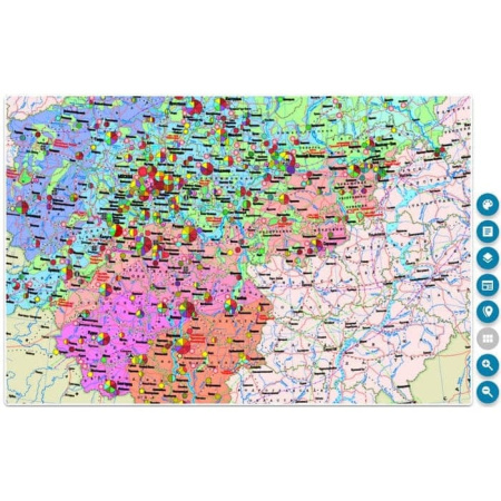 География России. Европейская часть (v.7.0) (BOX. Интерактивные карты. 8 кл.) 464-0008178682