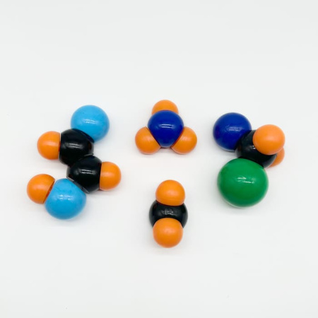 Набор моделирования молекул. Полусферические объемные модели