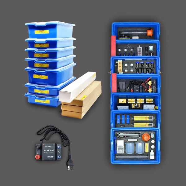 ОГЭ / ГИА лаборатория по физике 2026 с источником питания 4,5 В