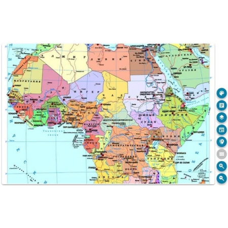 География материков и океанов. Южные материки (v.7.0) (BOX. Интерактивные карты. 7 кл.)