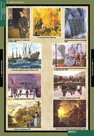 Мировая художественная культура. Стили и направления в русской живописи (Комплект таблиц 16 шт.)