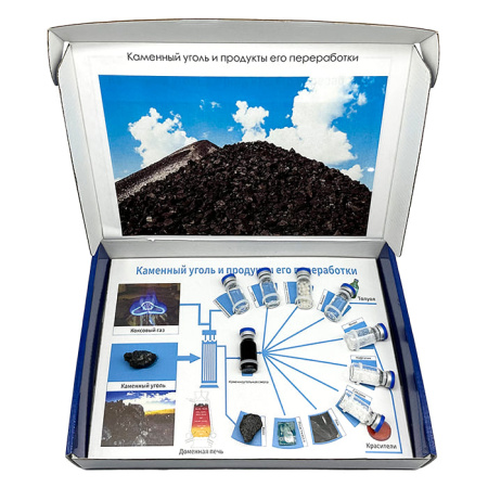 Коллекция «Каменный уголь и продукты его переработки» демонстрационная