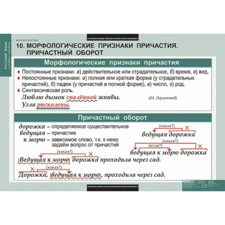 Морфология (Комплект таблиц 15 шт. Русский язык) 5-8681-015 Морфология (Комплект таблиц 15 шт. Русский язык) 5-8681-015