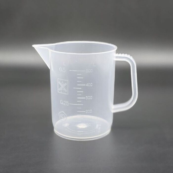 Мензурка с ручкой 500 мл, ПП Мензурка с ручкой 500 мл, ПП