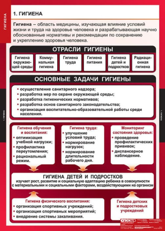 Гигиена (Комплект таблиц 8 шт. ОБЖ) 5-8650-008