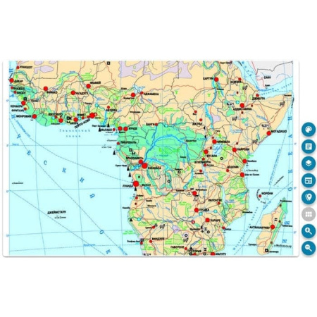 География материков и океанов (v.7.0) (BOX. Наглядная География. 7 кл.) 464-0008178750