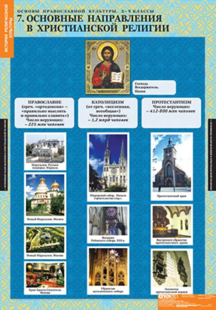 Основы православной культуры (Комплект таблиц 12 шт. История 5-9 кл.) 5-8660-012