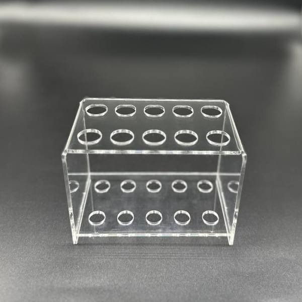 Штатив лабораторный на 10 гнезд для пробирок диаметром до 18 мм
