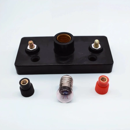 Патрон с лампочкой учебный