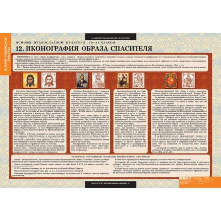 Основы православной культуры (Комплект таблиц 12 шт. История 10-11 кл.) 5-8666-012