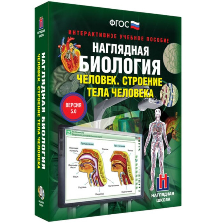 Строение тела человека. Интерактивное учебное пособие (v.5.0) (BOX. Наглядная Биология)