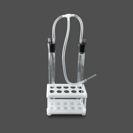 Прибор для сравнения углекислого газа во вдыхаемом и выдыхаемом воздухе