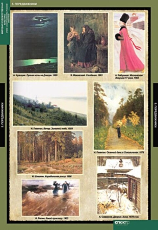 Мировая художественная культура. Стили и направления в русской живописи (Комплект таблиц 16 шт.)