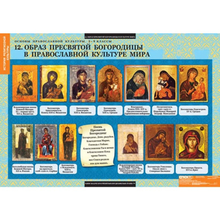 Основы православной культуры (Комплект таблиц 12 шт. История 5-9 кл.) 5-8660-012