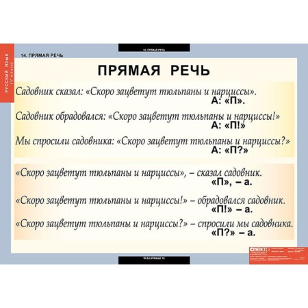 Русский язык (Комплект таблиц 14 шт. 5 кл.) 4-1123-014 Русский язык (Комплект таблиц 14 шт. 5 кл.) 4-1123-014