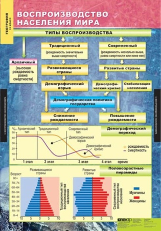 Экономическая и социальная география мира (Комплект таблиц 12 шт. География 10 кл.) 5-8576-012