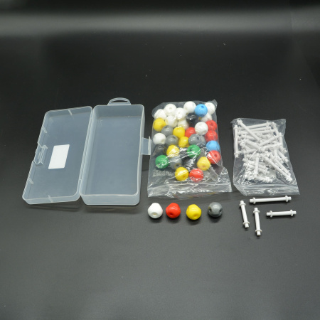 Комплект для составления моделей молекул по органике для учащихся (50 атомов и 64 связи)