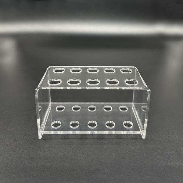 Штатив лабораторный на 10 гнезд для пробирок диаметром до 16 мм