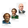 Комплект портретов выдающихся учёных математиков А3, 18шт (цветная печать)