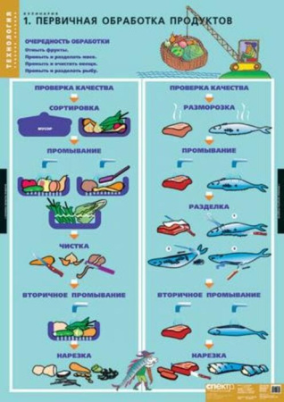 Кулинария (Комплект таблиц 20 шт. Технология) 2-152-538