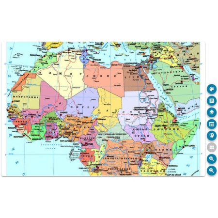 География материков и океанов (v.7.0) (BOX. Наглядная География. 7 кл.) 464-0008178750