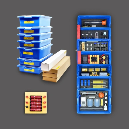 ОГЭ / ГИА лаборатория по физике 2026 с батарейным блоком