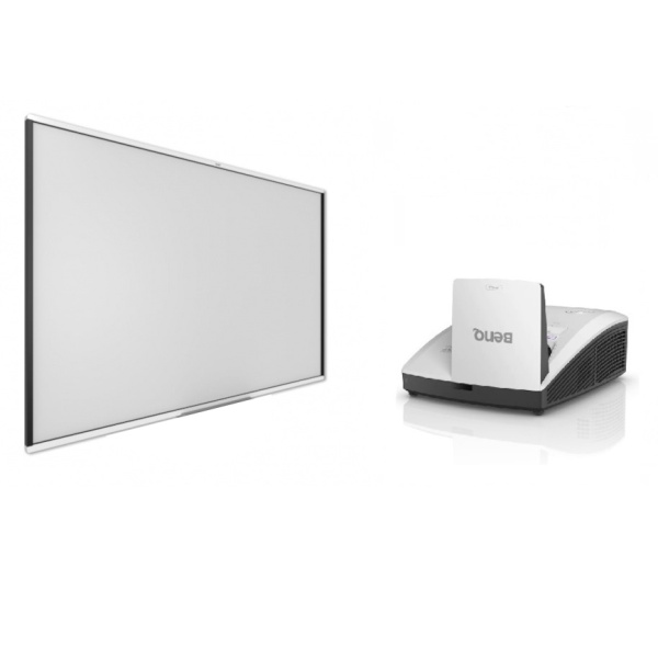 Интерактивная доска Exell 77" с проектором BenQ MW855UST+. Артикул: EWB77MW855UST+
