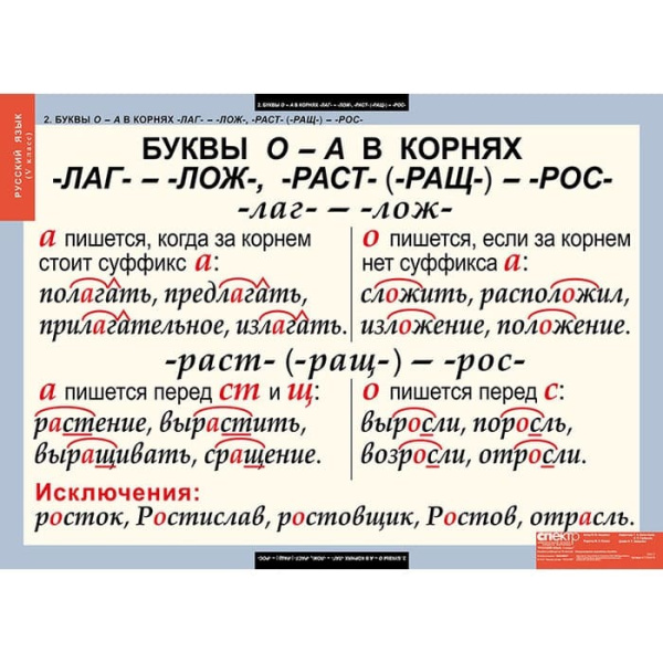 Русский язык (Комплект таблиц 14 шт. 5 кл.) 4-1123-014 Русский язык (Комплект таблиц 14 шт. 5 кл.) 4-1123-014