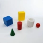 Набор геометрических тел демонстрационный (6 шт., пластик)