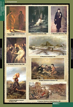 Мировая художественная культура. Стили и направления в русской живописи (Комплект таблиц 16 шт.)