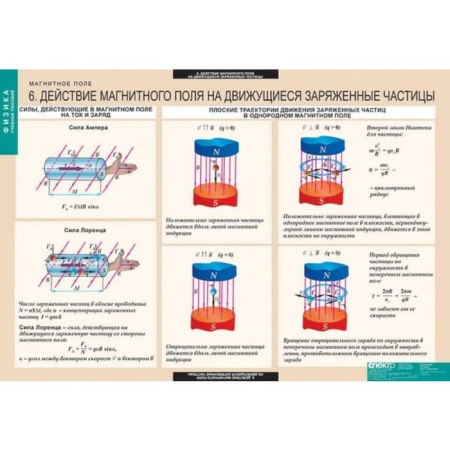 Магнитное поле (Комплект таблиц 12 шт. Физика) 5-8669-012