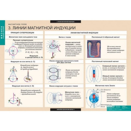 Магнитное поле (Комплект таблиц 12 шт. Физика) 5-8669-012