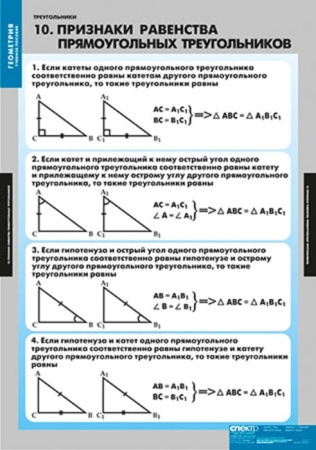 Треугольники (Комплект таблиц 14 шт. Математика) 2-030-340