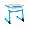 Парта SMARTY одноместная регулируемая по высоте с антивандальной кромкой (Рост 3-5)