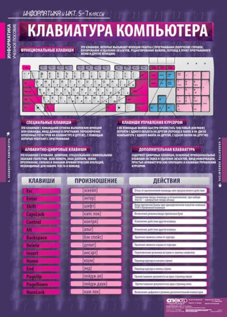 Информатика и ИКТ (Комплект таблиц 17 шт. Информатика 5-7 кл.) 5-8853-017