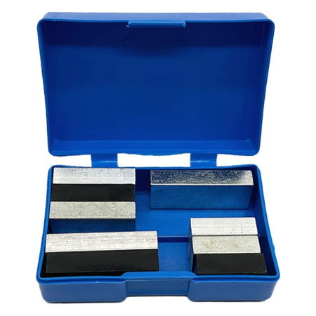 Набор тел равного объема (сталь, алюминий, пластик) бруски, 3 набора