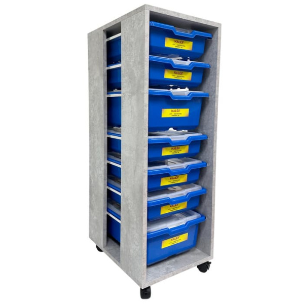 Стойка для хранения наборов в лотках (лотки в комплект не входят), ЛДСП