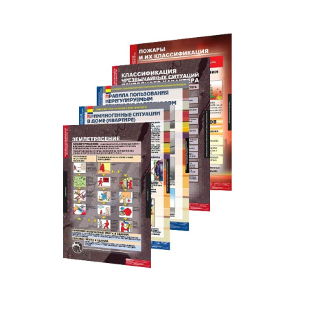 Комплект учебных таблиц по ОБиЗР (12 комплектов, 116 таблиц) Комплект учебных таблиц по ОБиЗР (12 комплектов, 116 таблиц)