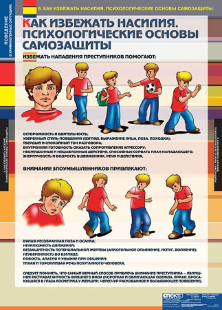 Поведение в криминогенных ситуациях (Комплект таблиц 9 шт. ОБЖ) 5-8526-009 Поведение в криминогенных ситуациях (Комплект таблиц 9 шт. ОБЖ) 5-8526-009