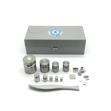 Комплект гирь до 200 г (10 мг - 100 г) с пинцетом